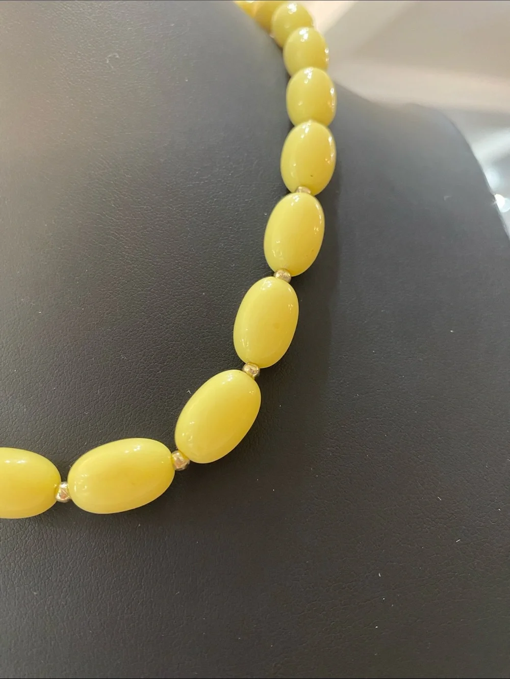 Yellow Bead Necklace